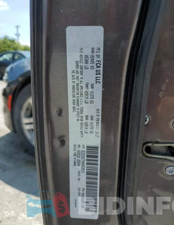 2C3CDXCTXHH569515 Photo# 12
