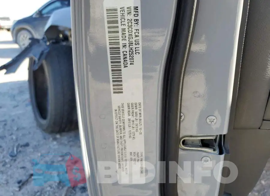 2C3CDXGJ8LH252074 Photo# 12