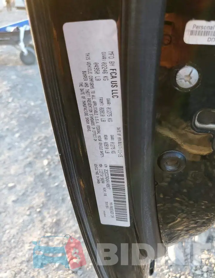 2C3CDZAGXGH145817 Photo# 12
