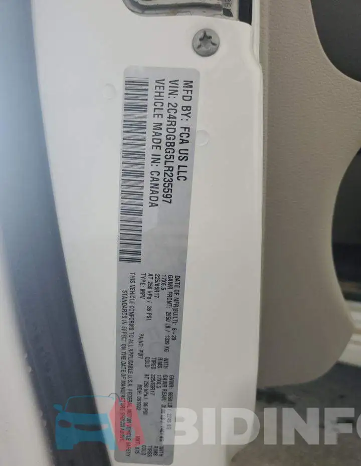 2C4RDGBG5LR235597 Photo# 13