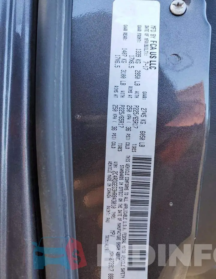 2C4RDGEG3HR843010 Photo# 13