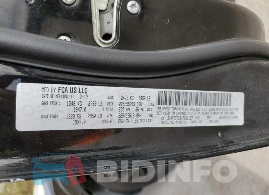 3C4PDCEG8HT603187 Photo# 13