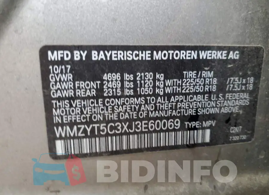 WMZYT5C3XJ3E60069 Photo# 12