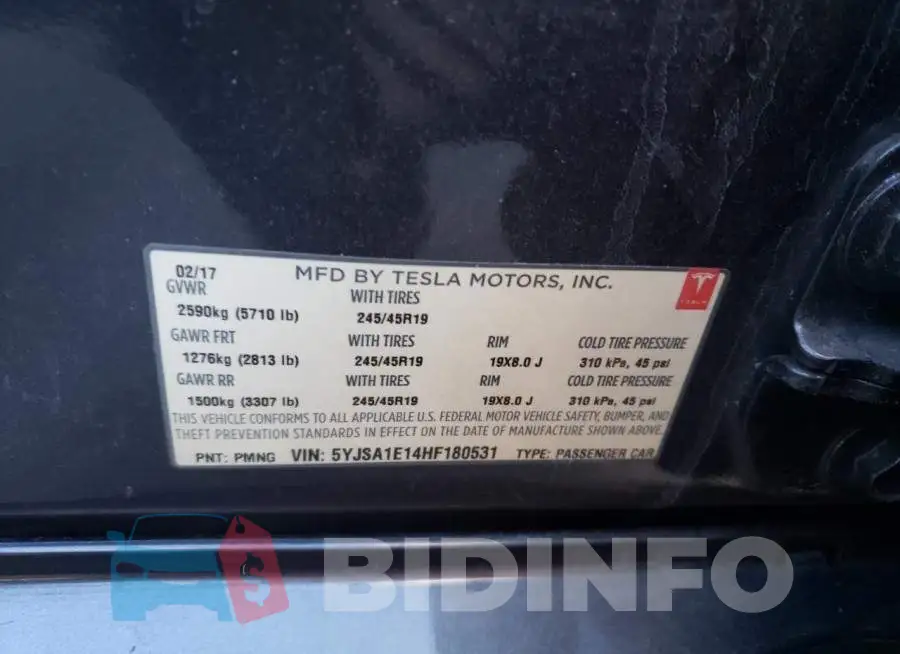 5YJSA1E14HF180531 Photo# 13