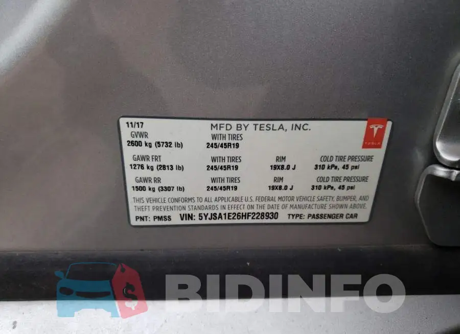 5YJSA1E26HF228930 Photo# 12