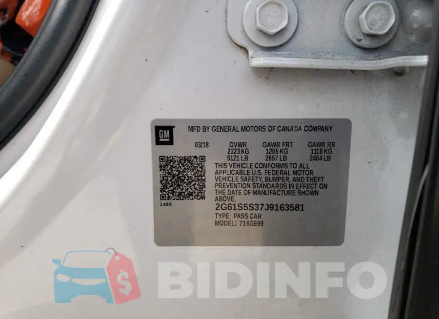2G61S5S37J9163581 Photo# 12