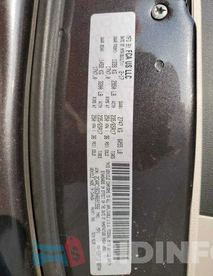 2C4RC1BG3HR691556 Photo# 14