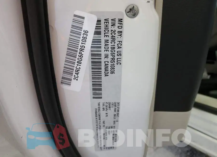 2C4RC1BG6PR510836 Photo# 13