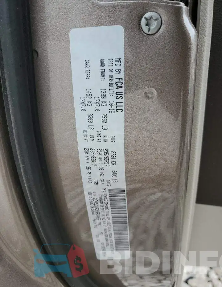 2C4RC1DG3HR610052 Photo# 13