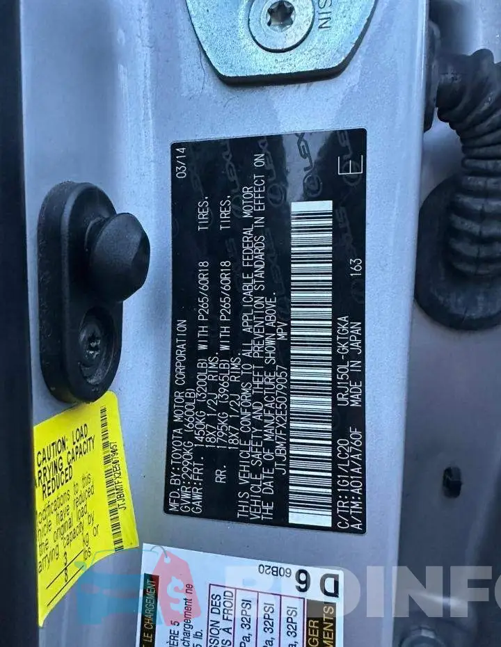 JTJBM7FX2E5079057 Photo# 10