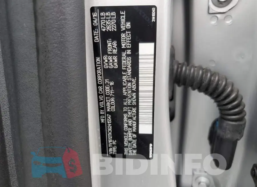 YV1612TK3G2415547 Photo# 13