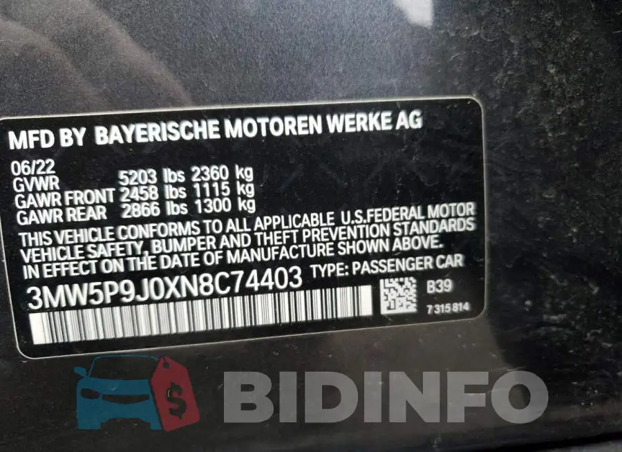3MW5P9J0XN8C74403 Photo# 12