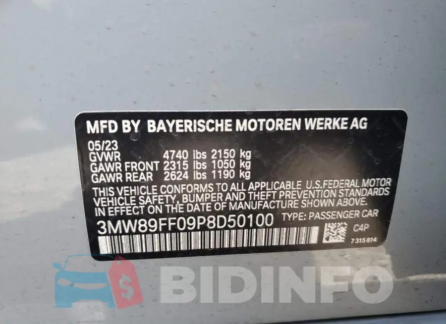 3MW89FF09P8D50100 Photo# 12