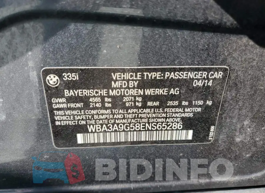 WBA3A9G58ENS65286 Photo# 12