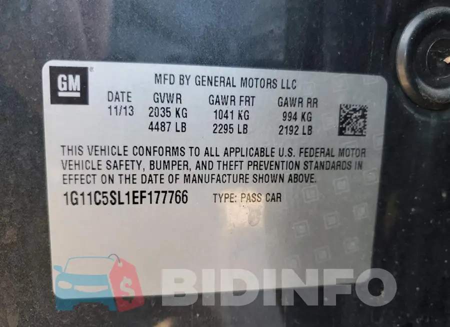 1G11C5SL1EF177766 Photo# 12