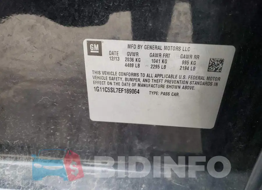 1G11C5SL7EF189064 Photo# 10