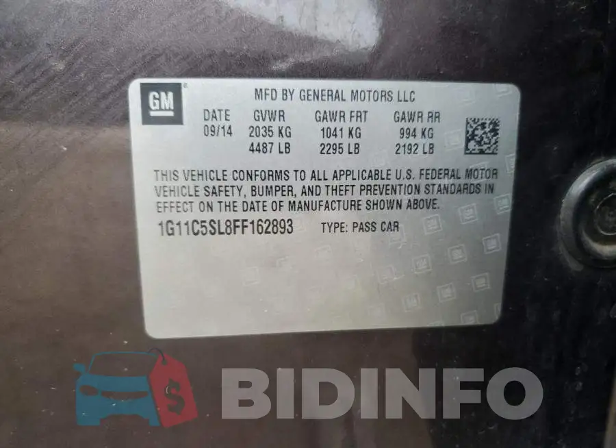 1G11C5SL8FF162893 Photo# 12
