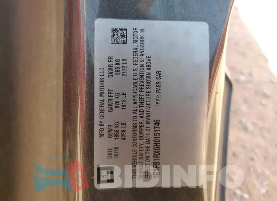 1G1FB1RX6H0151746 Photo# 12