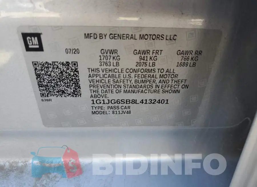1G1JG6SB8L4132401 Photo# 12