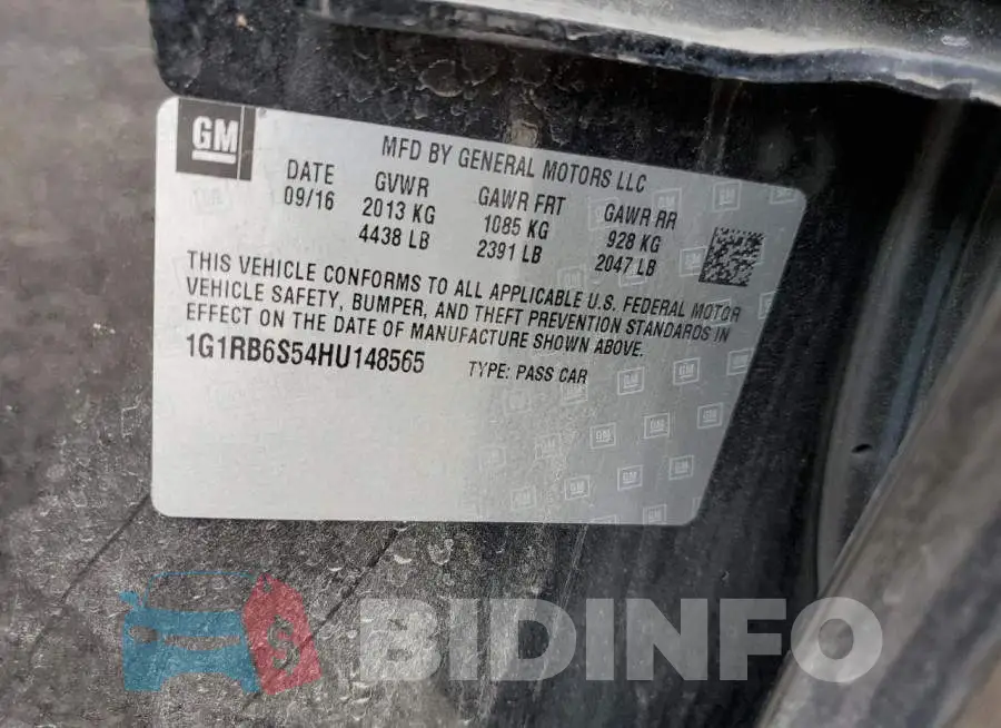 1G1RB6S54HU148565 Photo# 13