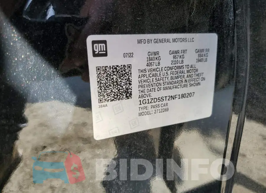 1G1ZD5ST2NF180207 Photo# 12