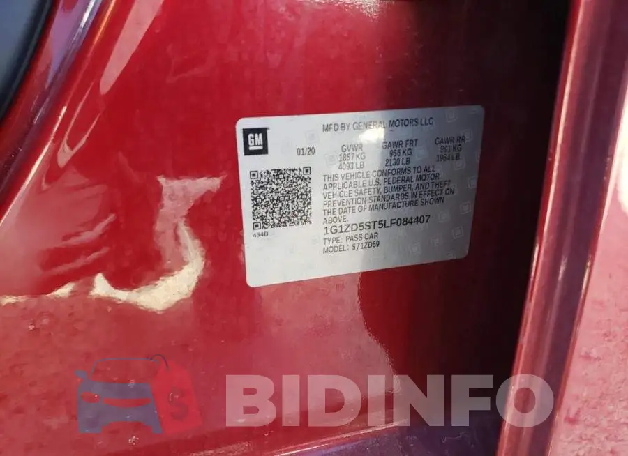 1G1ZD5ST5LF084407 Photo# 13