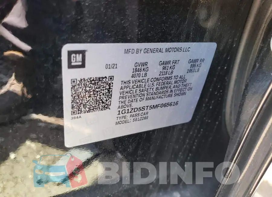 1G1ZD5ST5MF065616 Photo# 12