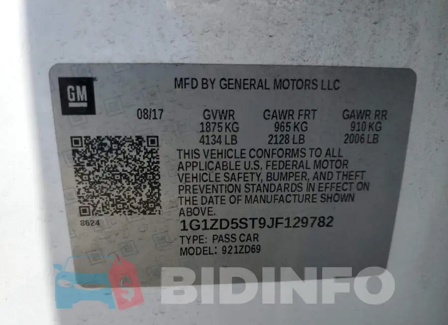 1G1ZD5ST9JF129782 Photo# 12