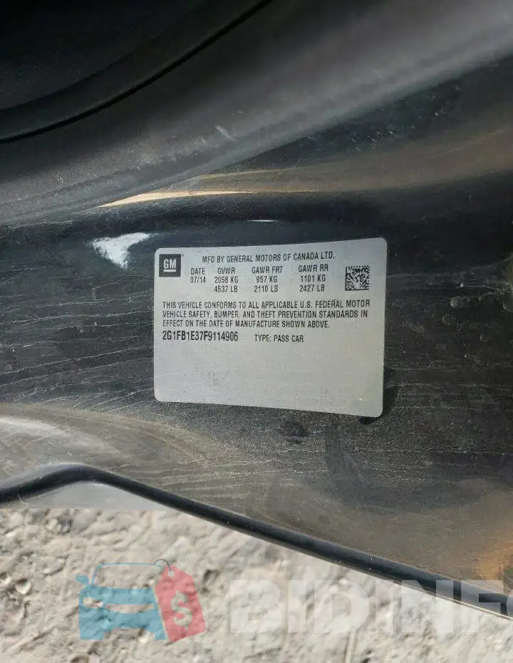 2G1FB1E37F9114906 Photo# 12