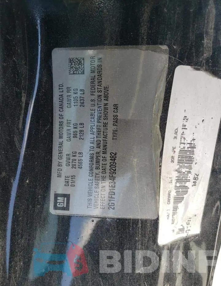 2G1FD1E34F9209482 Photo# 12