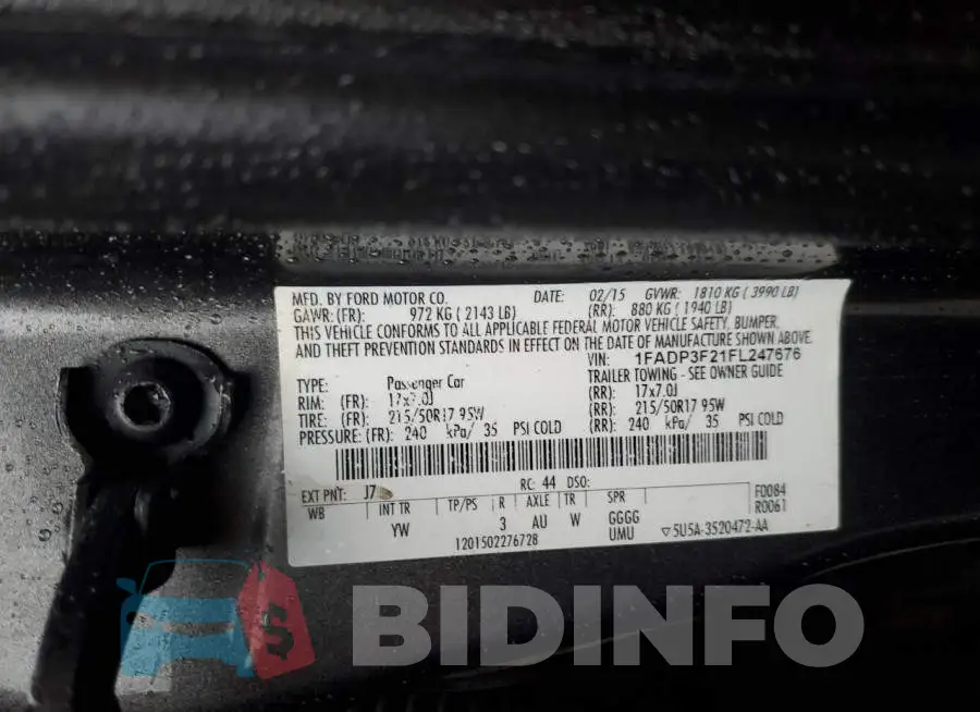 1FADP3F21FL247676 Photo# 12