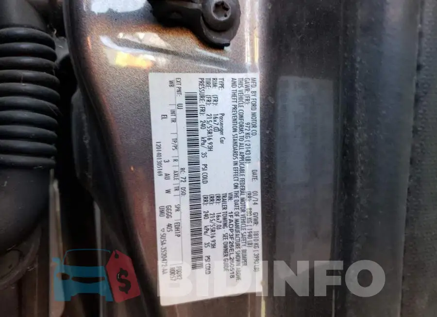 1FADP3F26EL260518 Photo# 12