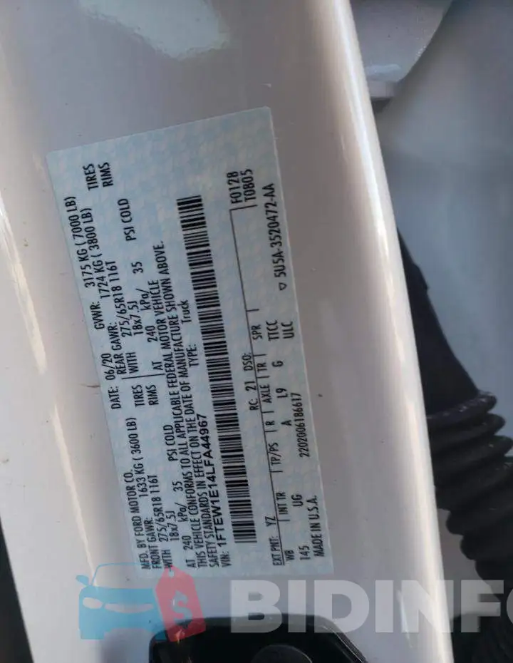 1FTEW1E14LFA44967 Photo# 12