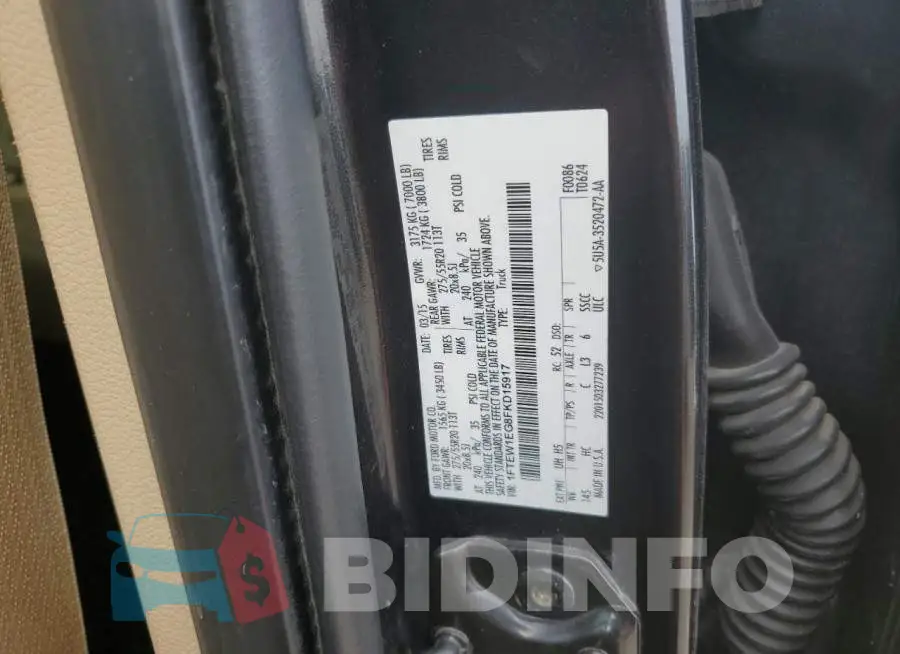 1FTEW1EG8FKD15917 Photo# 12