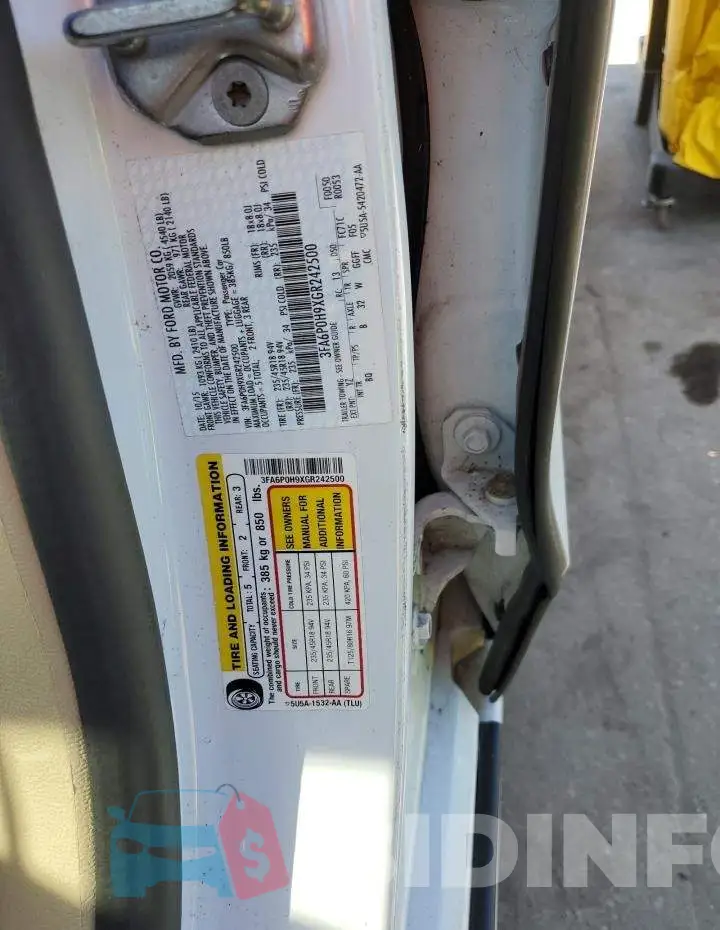 3FA6P0H9XGR242500 Photo# 12