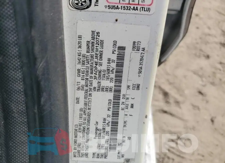 3FADP4EJ8EM120726 Photo# 13