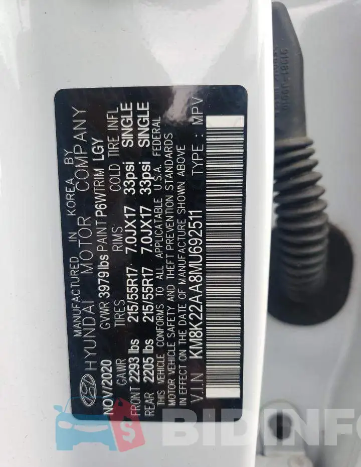 KM8K22AA8MU692511 Photo# 14