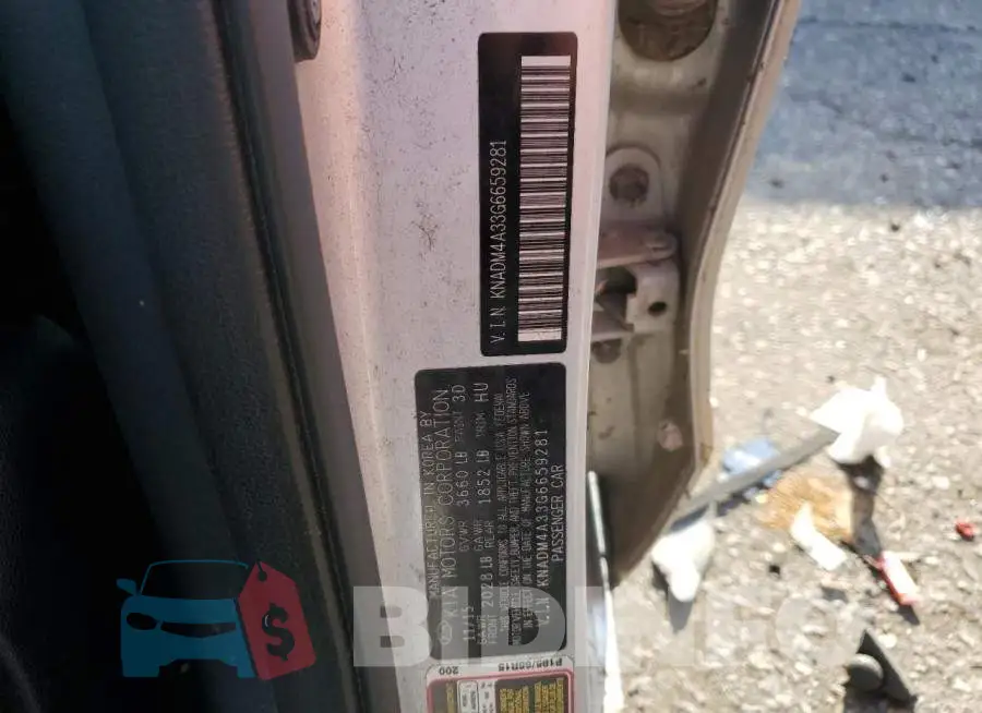 KNADM4A33G6659281 Photo# 13