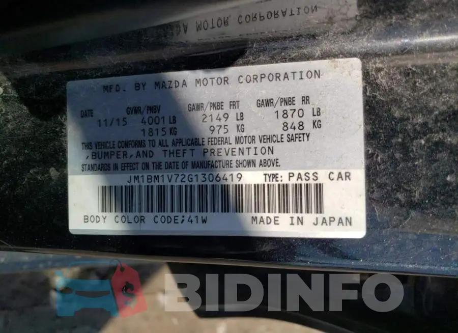 JM1BM1V72G1306419 Photo# 12