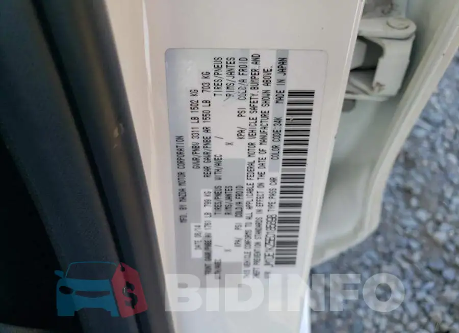 JM1DE1KZ5E0185898 Photo# 12