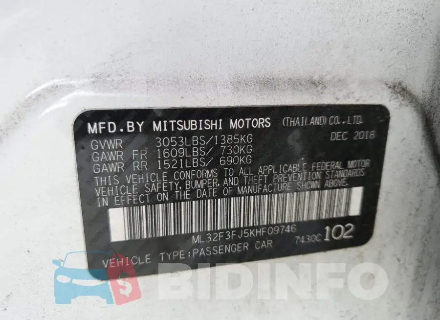 ML32F3FJ5KHF09746 Photo# 12