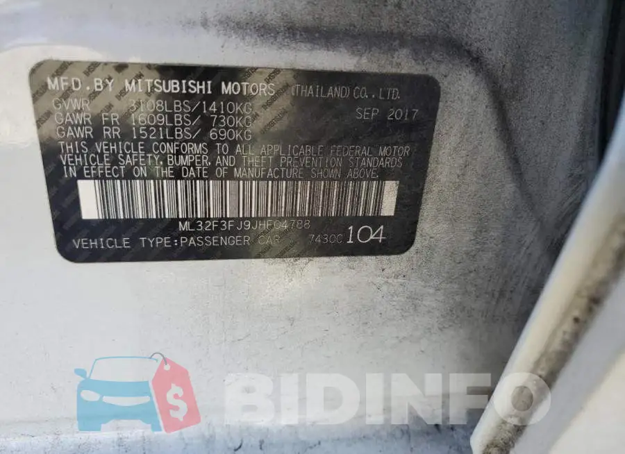ML32F3FJ9JHF04788 Photo# 12