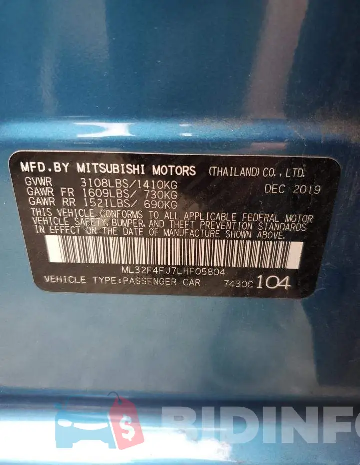 ML32F4FJ7LHF05804 Photo# 12
