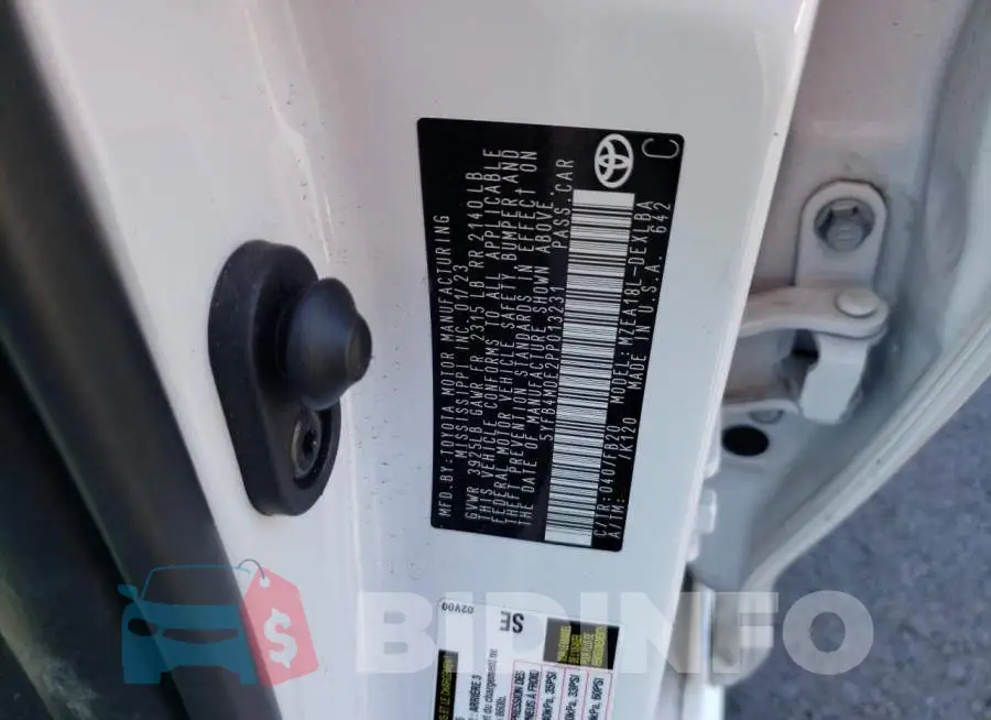 5YFB4MDE2PP013231 Photo# 13