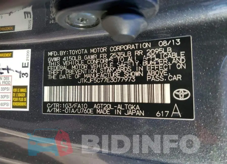 JTKJF5C77E3077973 Photo# 13