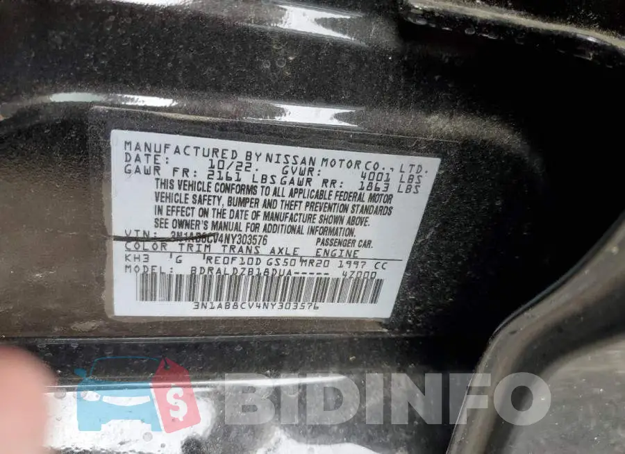 3N1AB8CV4NY303576 Photo# 12