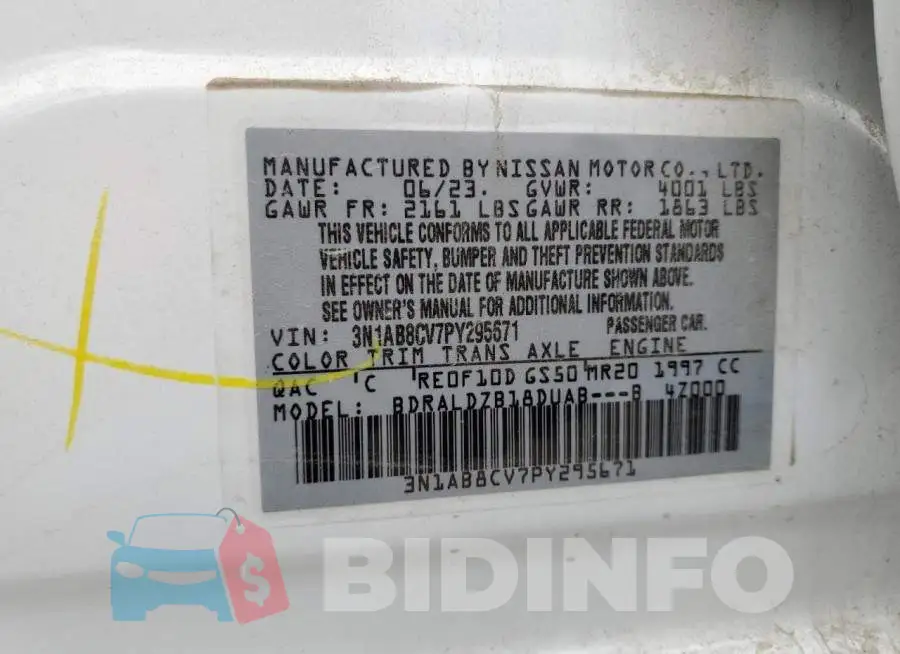 3N1AB8CV7PY295671 Photo# 12