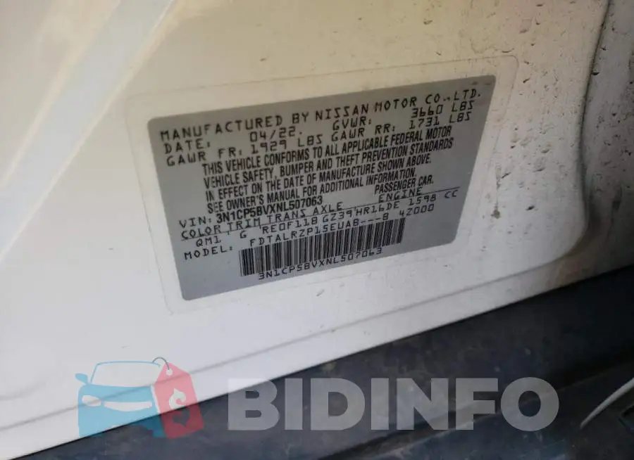 3N1CP5BVXNL507063 Photo# 12