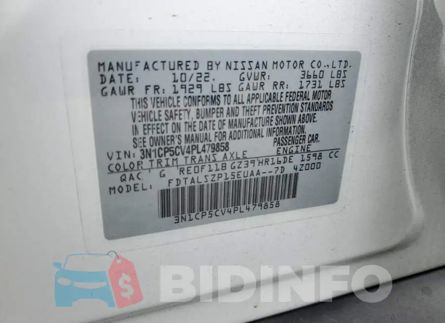 3N1CP5CV4PL479858 Photo# 14
