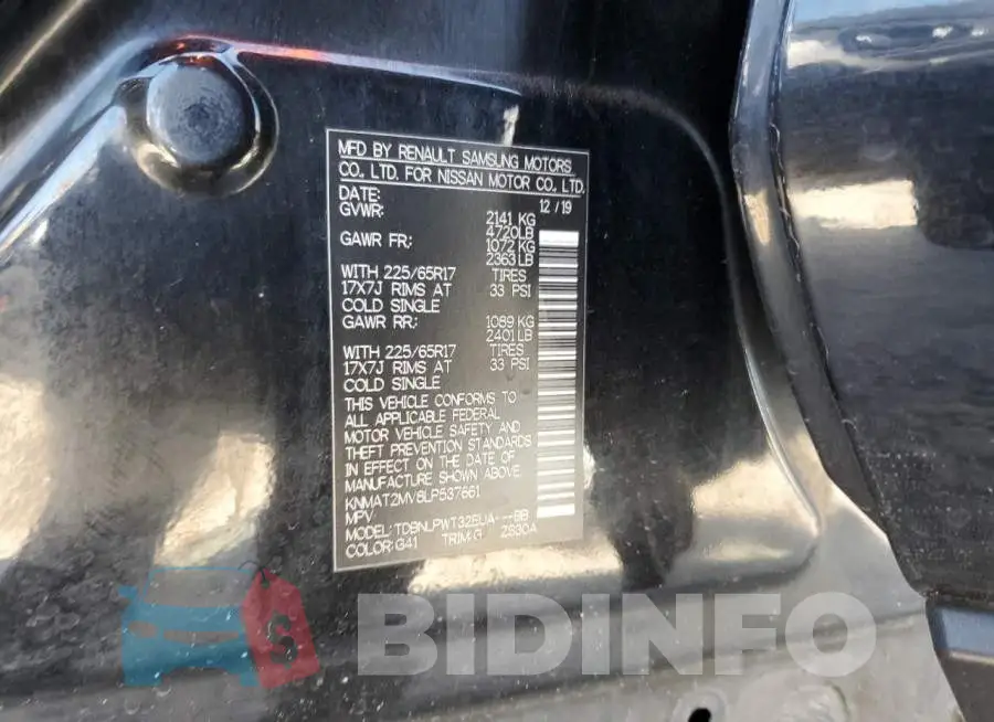 KNMAT2MV8LP537661 Photo# 12